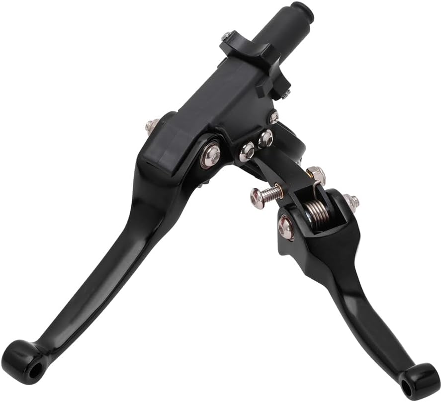 Dirt Bike Clutch Brake Levers + Clutch Cable 7/8'' Folding Lever CNC Universal for SSR Apollo RFZ Coolster Thumpstar Taotao Stomp Roketa Lifan YX 50cc 70cc 90cc 110cc 125cc 140cc Dirt Pit Bike Black