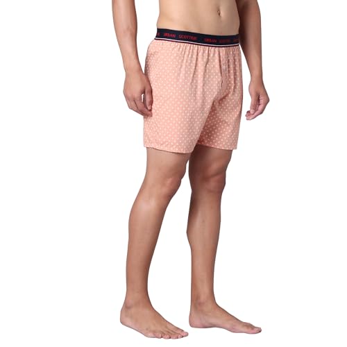 Image of Urban Scottish Men's Boxer Pants 100% Cotton Material with A Stylish Print Soft and Stretchy Elastic Waist Band Dynamic Movement and Hardwearing Stitching Breathable with A Gentle Snug Fit