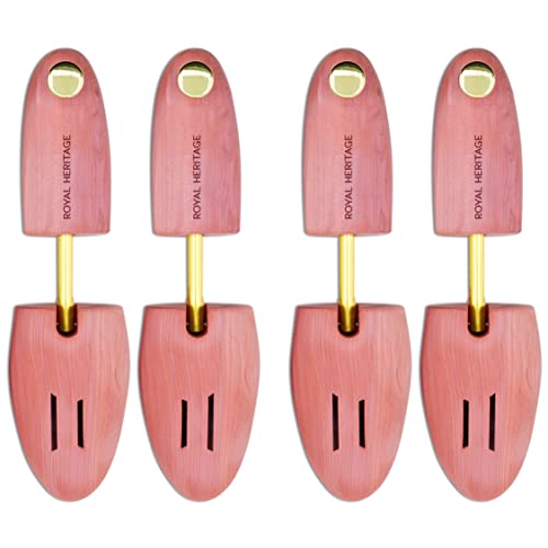 Royal Heritage Men's Cedar Shoe Trees Ultimate Edition Grown In USA! (Small (Fits Shoe Sizes