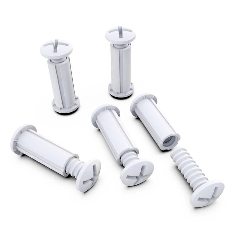 Replacement Plastic Screws for Potty Training Seat SKYROKU 8868 Model, Potty Seat Screws for Kids with Step Stool Ladder