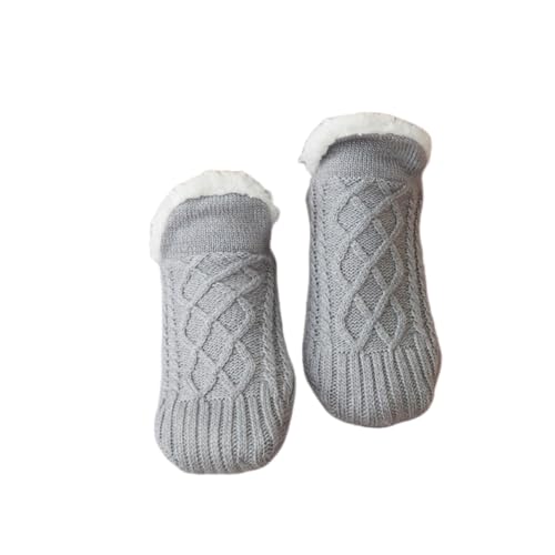 Indoor Floor Non-Slip Thermal Socks，Women Knitted Slipper Socks，Women Winter Non-Slip House Slipper Socks Thermal Socks Winter