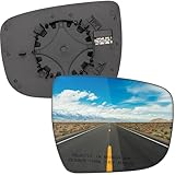 LOIYLLEN Passenger Side Mirror Replacement for Nissan Rogue 2014-2019, Murano 2015-2023, Pathfinder 2017-2019 - Right Side Mirror Glass, Rear View Mirrors Glass with Power Heated