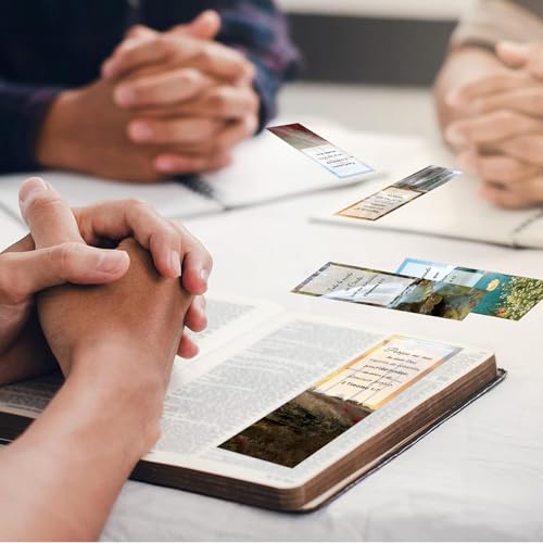 Spanish Christian Verses Bookmarks Books of The Bible Christian Bookmark 2.25x6.65 Inch Landscape Book Marks 40 Pack