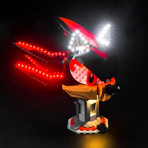 LocoLee Light Compatible with Lego Shadow The Hedgehog 77000 Lighting Set Accessories Compatible with Lego 77000, No Models Only Light (Standard Version)