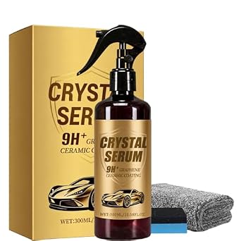 PTZ Crystal Serum, 10.58 Fl Oz Graphene Ceramic Coating, Graphene Ceramic Coating For Cars, High Gloss Finish 1pcs
