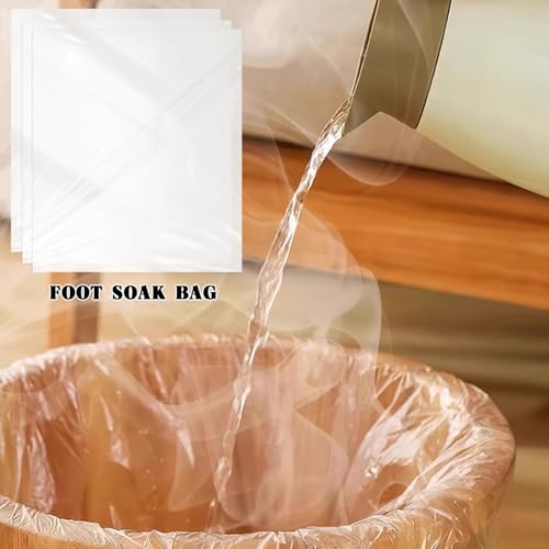 Baluue 160 piezas forros desechables para baño de pies miniatura 6