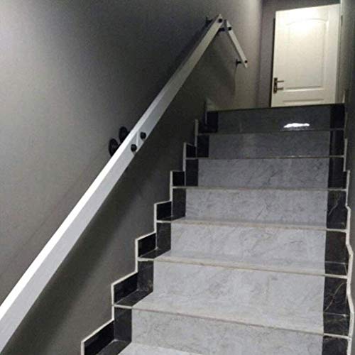 Rampe d'escalier en bois noble 90 cm avec fixations pour loft - 5