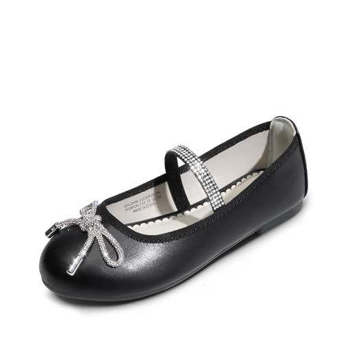 DREAM PAIRS Mädchen Mary Jane Flats Ballettschuhe Funkelnde...
