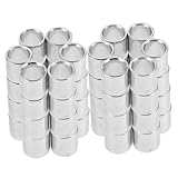 BELLIFFY 50 Uds Manga De Patinaje De Velocidad Patines Accesorios Patines Zapatos Rodamientos Rodamientos De Patinaje Rodamientos De Rueda Resistentes Rodamientos De Metal Hierro