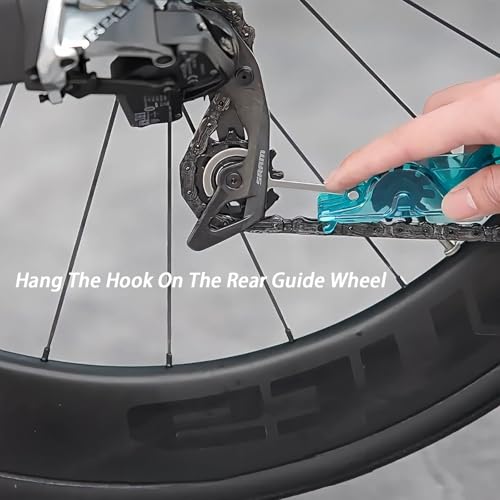 Chooseyo Bike Chain Cleaning Tool, Chain Scrubber with 360° Automatic Brushes, No Chain Removal Drivetrain Maintenance Kit for Mountain Bike,Road Bike,Ebike and Trail Bikes by Chooseyo - Used condition - Image 4