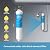 AQUA CREST 5KDC Under Sink Water Filtration System, Direct Connect Under Sink Water Filter, Reduces PFAS, PFOA/PFOS, Chlorine, NSF/ANSI Tested 5K Gallons Ultra High Capacity, USA Tech