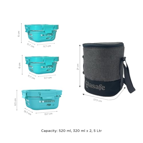 Image of Glass Lunch Kit (Mellow Mist, Meal Mate Pro)