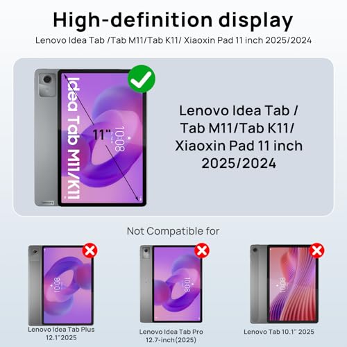 Coque Lenovo Tab M11 Antichoc Rose Étui Robuste TB-336FU Support Rotatif