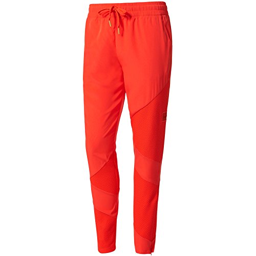 Pantalon ADIDAS Original Standard rouge pour femme molleton doux et taille ajustable haut de gamme