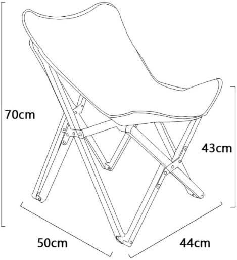 Portable Folding Chair Outdoor Camping Wooden Chair Portable Folding Chairs Wood Travel Hiking BBQ Picnic Chair Garden Foldable Chair Adjustable Folding Chair(Wooden Chair Black)