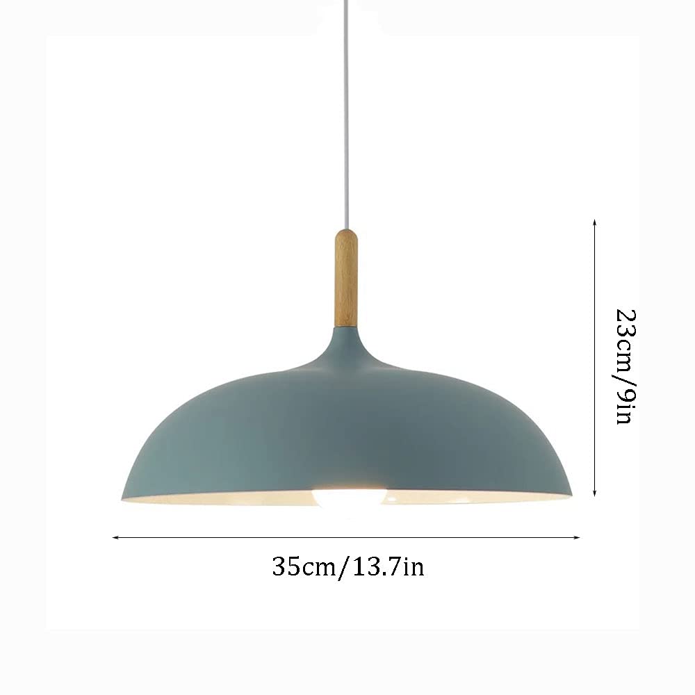 Lampadario Semplice Macaron, Lampada a Sospensione Moderna, Paralume in Alluminio, Lampada a Sospensione a Testa Singola E27, lampade a Risparmio energetico a soffitto