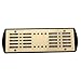 Cigar Humidifier, Anync Cigar Humidor Humidifier for Moisturizing and Increased Humidity, Metal + PVA Material, Gold Tone