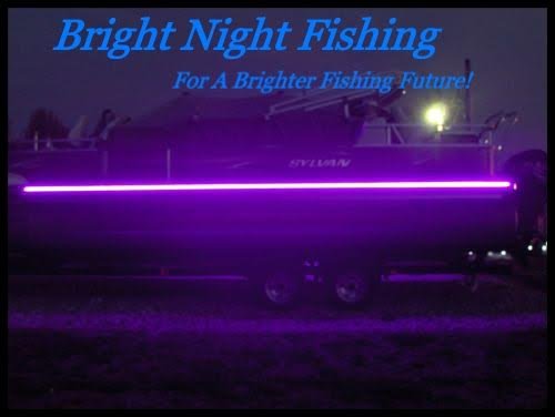 16ft LED Black Light Night Fishing LED Strip UV Ultraviolet Fluorescent Boat bass Fishing 12v dc Priority Shipping Pontoon Kayak John Boat Fluorescent line Glow