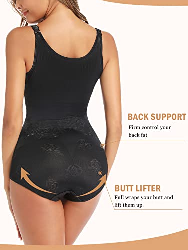 Joyshaper Women's Shapewear Bodysuit Tummy Control Seamless Open Bust Bodysuits Body Shaper Body Briefer #TOP2