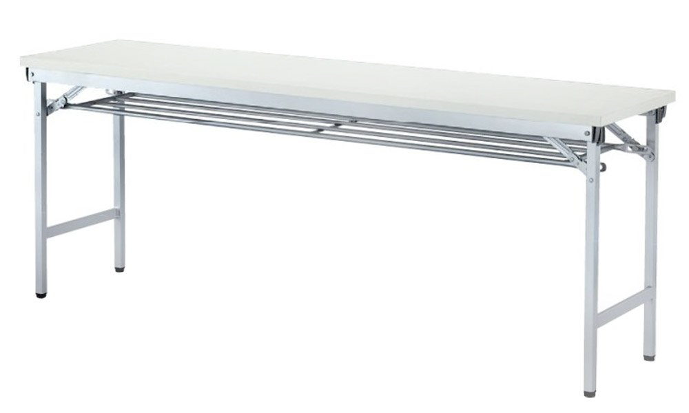 超軽量！アイリスチトセ折り畳み会議テーブル（棚無し）2台 超軽量