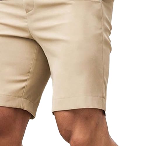 Pantalones cortos de golf casual para hombre, ajuste slim miniatura 3