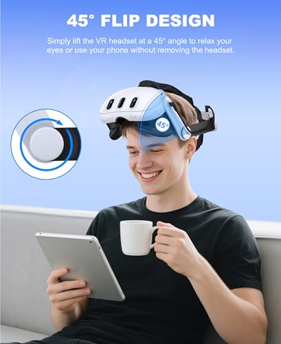 HELLCOOL Head Strap with 10000mAh Battery Pack Cables for Meta Quest 3S/3/2,Adjustable Elite Strap Replacement Intended for Quest Head Strap,VR Headset Accessories Extend PlayGame Time Reduce Pressure - Image 6