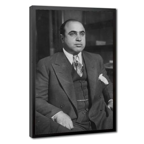 Impression sur toile Al Capone cadre décoration murale salon bureau
