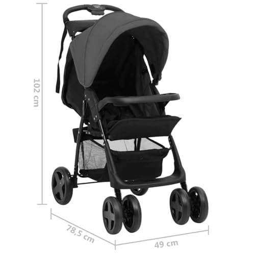 vidaXL Poussette 3 en 1 - vue 4