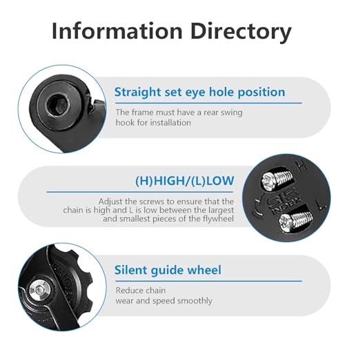 RainFlowwer Rear Derailleur RD-TZ31-A 6/7 Speed Direct Mount/Hanger Mount Derailleur for Mountain Bike Kids Bike Commuter Bike (RD-TZ31A/Direct Mount) - Thumbnail 5