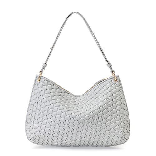 GASSDA Woven Bag for Women, Shoulder Bag Leather Purses For Women Clutch Purses For Women Handbags Small Purses For Women