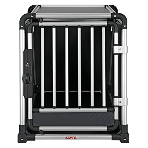 LAMPA 60507 Transportbox Tiertransportbox Kofferraum 85cm 60cm 86cm Aluminium Stoff