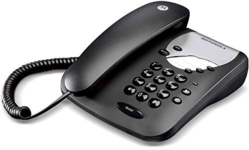 Motorola Voice - Téléphone filaire CT1, appels filaires, connexions transparentes, fonction sourdine - Noir