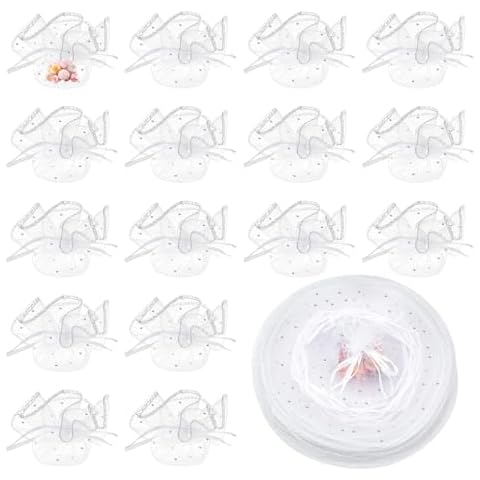 Sachets en organza DHWEKU 50pcs Cover