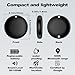 Air Smart Tag Tracker for Android, Google Android Tag Tracker Work with Google Find My Device (Find Hub), Key Finder/Luggage Tracker/Item Locator, 1 Pack Black