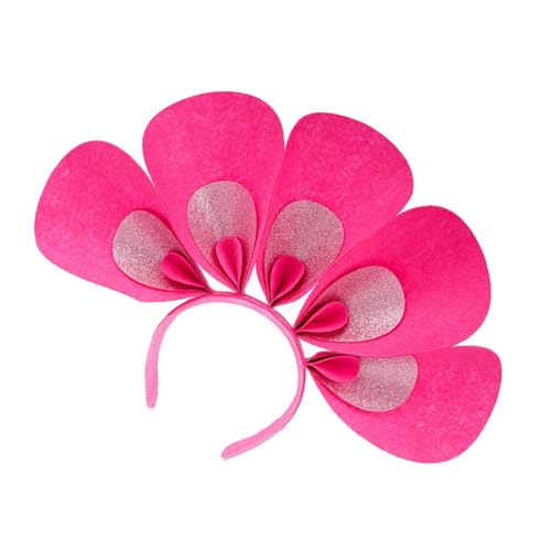 Yjcnelcr Diademas con diseño de pétalos de Mardi Gras para baile de graduación, para fiestas, carnavales, celebraciones, tocados para peinar el cabello, accesorio elegante para el cabello