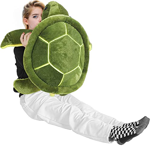 Civaner Big Turtle Stuffed Animals, Soft Plush Sea Turtle, Giant Stuffed Turtle Pillow, Tortoise Plush Toys Doll Valentine's Day Birthday Gifts For Kids, Girls, Girlfriend (12 Inches) #TOP12