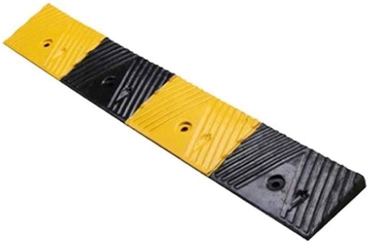 Rampe de voiture en caoutchouc portable pour fauteuil roulant et passage de seuil 3,5-6cm
