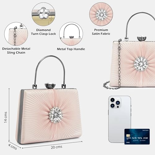 Image of Lavie Women's Ray Trapezoid Framed Clutch | Ladies Purse Handbag