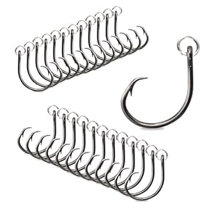 Mustad Dämonen-Offset-Kreis Haken 25 Stück