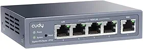 Roteador VPN Multi WAN R700 Com Balanceamento De Carga, Protocolos PPTP, L2TP, WireGuard, OpenVPN, IPsec, Controle De Acesso Avançado E Design Compacto Para Mesa Ou Parede