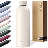KIVY Edelstahl Trinkflasche 750ml - Auslaufsichere Thermosflasche 750ml - Trinkflasche Edelstahl...