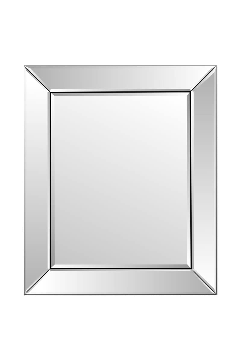 Mirroroutlet Frameless Milton Manor Bevelled Single Edge Venetian Wall Mirror New 2Ft2 X 1Ft10 (69Cm X 58Cm), Dc010-M