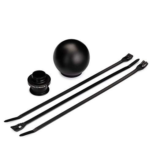 ACUITY Instruments Poco Low-Profile Shift Knob in Satin Black Anodized Finish (M10x1.5 Thread)