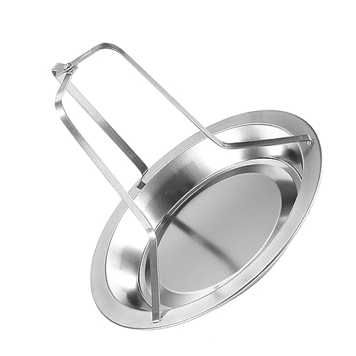 BESTonZON Asador de Pollo Inoxidable Rack para Asar Pollo y Portátil Rejilla de Barbacoa para Camping y Restaurantes de Limpiar y Usar