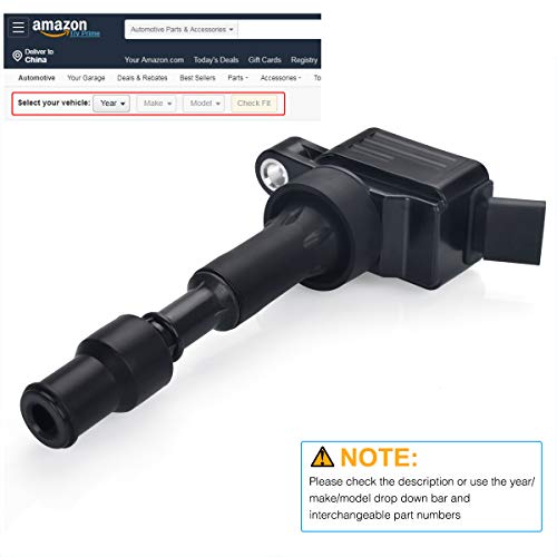 FAERSI Ignition Coil for Hyundai Elantra Sonata Kona Veloster, Kia Forte Optima 2.0L L4 - UF816, GN10877 - Thumbnail 6