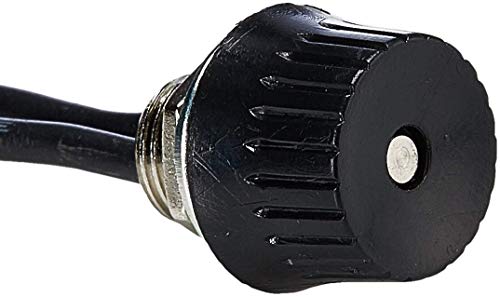 image for ICC Lite Rotary Style Single Pole ON/OFF Canopy Black Lamp Light Switc