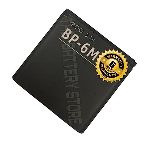Image of Original BP-6M Battery for Nokia 6233 6280 6288 9300 N73 N93 3250 9300 9300i Battery with 6 Months Warranty*** (P119)