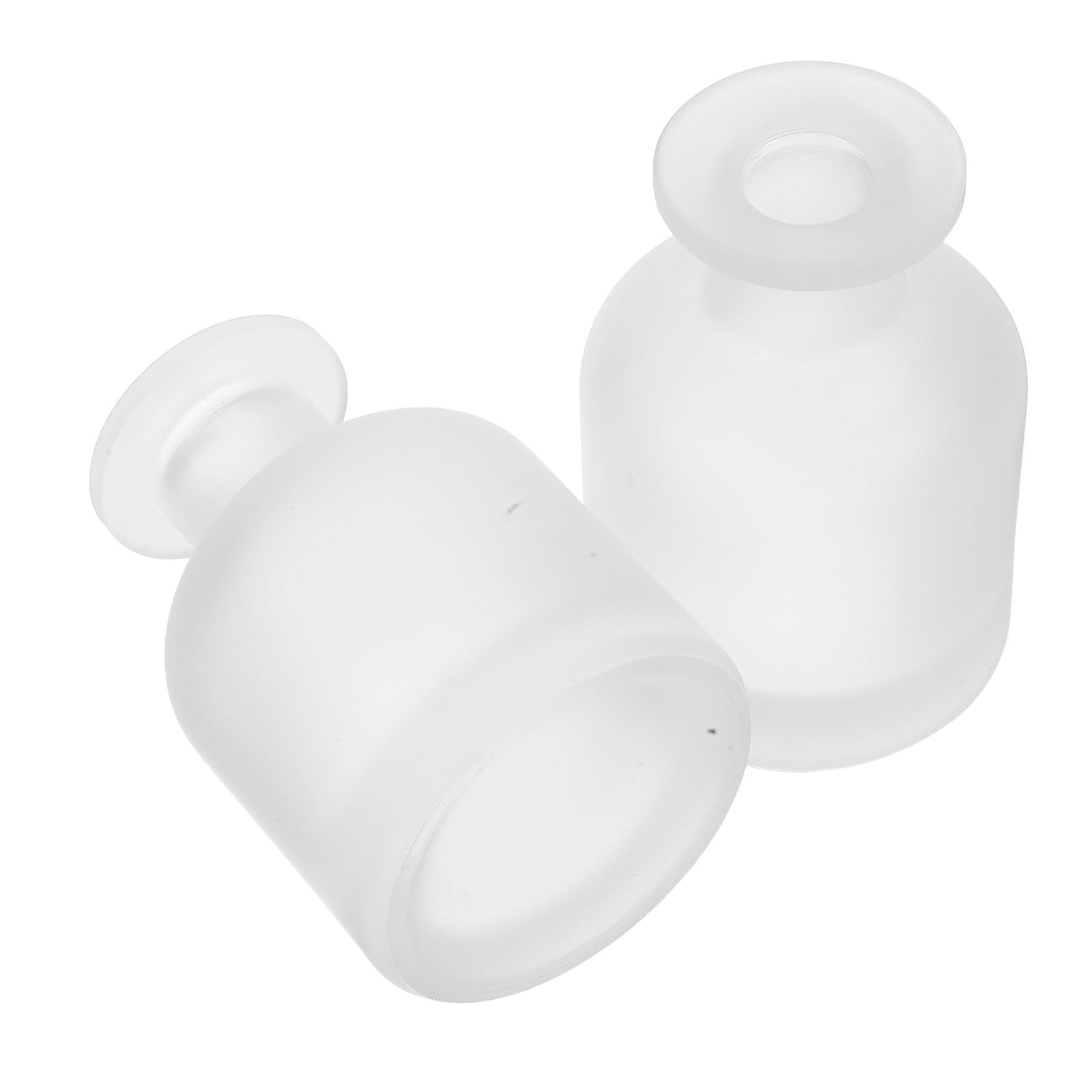 Botellas difusoras de vidrio cilindricas BELLIFFY de 2 piezas para ambientador de varillas