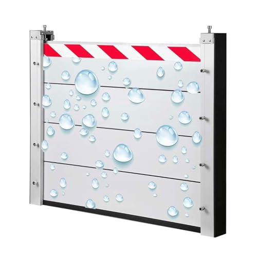 Barrière anti-inondation 115x60cm pour stopper l'eau devant la porte