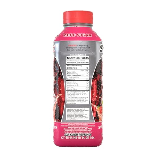 Suerox Zero Sugar Electrolyte Drink For Hydration And Recovery, Unique Blend Of Electrolytes & 8 Ions, Zero Calorie Sports Drink, 21.3 Fl Oz, Strawberry-Kiwi Punch thumb #6